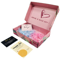 Emballage postal écologique durable personnalisé, boîte d'expédition en carton ondulé pour vêtements, impression couleur, Cajas De Carton Para Empaque