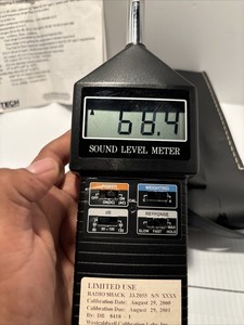 Extech 407740 Digital <b>Sound</b> <b>Level</b> <b>Meter</b> Tested and Work Good Used - Product Image 3