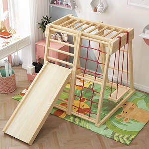 Gimnasio de escalada Montessori con almohada, Pickler Dreieck, estructuras de escalada de madera para niños, estructura de escalada con cuerda - Product Image 6