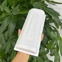 Plateau en pulpe moulée biodégradable sans PFAS, écologique, couleur personnalisée, emballage en pulpe de papier pour cosmétiques, électronique, cadeaux