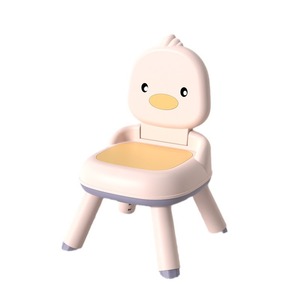 Children's Chair Thickened <b>Plastic</b> Backrest Cute Cartoon <b>Stool</b> For Kindergarten Babies Home Seat Multifunctional 1-2 Years - Product Image 3