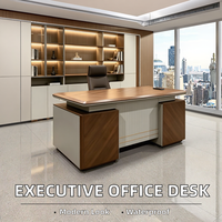 Bureau de direction moderne, mobilier moderne, panneau en mélamine