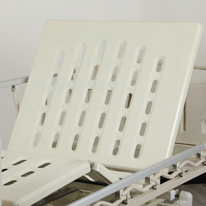 Lit médicalisé manuel à manivelle simple blanc pour cliniques et lieux commerciaux - Product Image 1