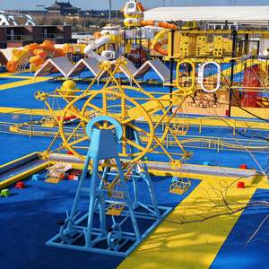 Aire de jeux extérieure populaire et moderne pour enfants, produit phare, avec toboggan en acier inoxydable - Product Image 1