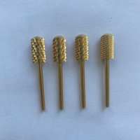 Oro 4XC Acero de tungsteno Esmalte de uñas Cabezal de pulido Eliminación de uñas Herramienta eléctrica para mejorar uñas