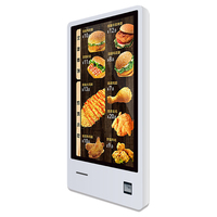 Affichage numérique pour menu de restaurants drive-thru, écran tactile de commande extérieur sur pied, étanche, kiosque Android en aluminium