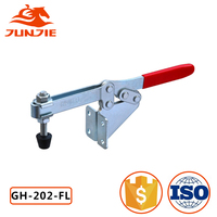 Penjepit Toggle Horizontal Alat Tangan dengan Basis Berflensa dan Lepas Cepat GH203FL