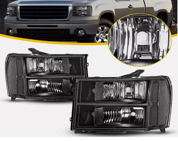 Faro Delantero Izquierdo Estilo OE Para GMC Sierra 1500 2007-2014 – Speed Daddy, GM2502283