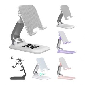 Support de téléphone portable en aluminium personnalisé avec logo d'entreprise, support de bureau pliable pour tablette, cadeau de bureau - Product Image 1