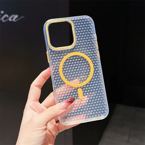 Étuis de téléphone portable à charge magnétique sans fil à prix réduit pour <span class=keywords><strong>iPhone</strong></span> 14 13 12 <span class=keywords><strong>11</strong></span> 15ProMax 16Plus Couverture transparente antichoc - Product Image 1