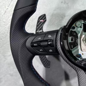 Accesorios de Fibra de Carbono para Volante de Coche de Cuero para BMW Serie F10 F11 F20 F21 F30 F31 F34 F32 F33 F36 F22 F23 F48 M3 M5 <span class=keywords><strong>E</strong></span> - Product Image 2