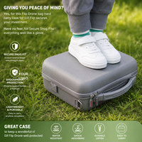 Étui de protection personnalisé pour drone, sac de rangement rigide en EVA, étanche, antichoc, sac de transport portable, boîte de rangement de voyage