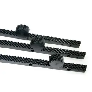 Custom Size Cnc Gear Rack And Pinion Metal Steel Gear Rack For Sliding Gate