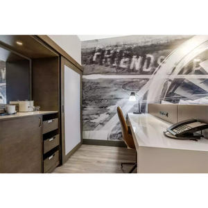 Mobiliario de Lujo para Hotel Cambria Suites, Conjunto Moderno de Muebles de Metal para Dormitorio, Cama de Hotel, Sofá y Silla para Sala de Estar - Product Image 5