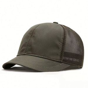 High Quality <b>Light</b> Weight Adjustable Quick Dry Blank Nylon Embroidered Net Mesh Sports Running Trucker <b>Hat</b> Caps Men Gifts - Product Image 2