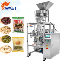 Machine verticale VFFS granulés haricots, auto: céréales, riz, noix, graines, snacks, pellets, sachet coussin remplissage