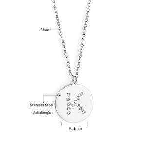 Collares con Letra K, Colgantes con Iniciales del Alfabeto, Collar de Cadena de Acero Inoxidable Dorado/Plateado, Joyería para Mujer - Product Image 2