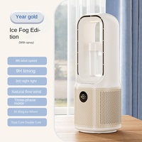 Nouvel arrivage Lingyue : Refroidisseur d'air portable USB à 9 vitesses, humidificateur de bureau à faible consommation énergétique (Classe A+++) pour dortoir
