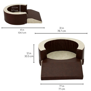Giving Tree <b>Kids</b> <b>Sofa</b> Foam Seat With Handrails For Children Age 2 And Above Comfortable Reading Area Chair - Product Image 2