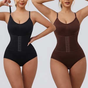 IStapromo Gifts Bodysuit Sexy Booty Tracksuit Shapewear Stretch Back Strap Belly Shorts <b>Workout</b> <b>Jumpsuits</b> for Women - Product Image 3