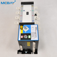 Interrupteur de transfert automatique électrique MEBAY ATS 250A 4P, interrupteur double alimentation MBSI-250GA