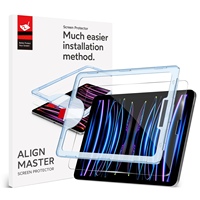 Protection d'écran en verre trempé 3D anti-rayures transparente, kit d'installation facile compatible avec iPad 9e/8e/7e génération 10,2 11 13 pouces