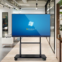 Tablero de presentación digital interactivo inteligente de 65 pulgadas con 75 opciones de pantalla blanca de 86 pulgadas Pizarra interactiva inteligente
