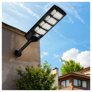 BOYI tout en un extérieur étanche Ip65 qualité intégré 100W 200W 300W Led lampadaire solaire extérieur cour jardin route - Product Image 3