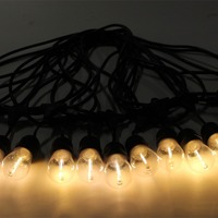 Lampe solaire LED extérieure confortable IP65 S14 2W, la plus populaire pour jardin, terrasse, cour, entrepôt, éclairage d'ambiance pour fêtes, étanche
