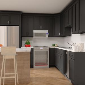 American Kitchen Cabinet Supplier Wholesale Modern Kitchen Design Cabinet Ready To Assemble Kitchen Cabinet With Countertop - Product Image 1
