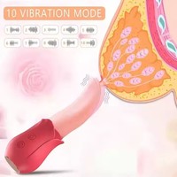 STELLAR PATH Rose Tongue Silikon-Vibrator Klitoris-Sauger & Brustwarzen-Stimulator Massagegerät Innovatives Design