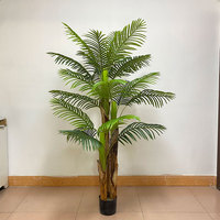 Offre Spéciale 1.2m Bonsaï Décor Tropical Vrai Arbre Plante Artificielle pour La Décoration De La Maison