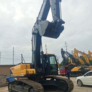 Excavatrice sur chenilles Hyundai 375LVS d'occasion, excavatrice hydraulique de 38 tonnes, équipement lourd pour mines - Product Image 1