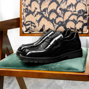 Zapatos Oxford de Vestir Casuales para Hombre, Hechos a Mano, de Alta Calidad, Personalizados, de Cuero Genuino, con Cordones, Punta Puntiaguda, Antideslizantes, Transpirables, para Bodas y Fiestas - Product Image 4