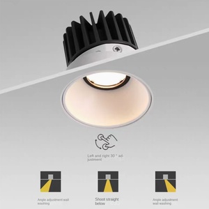 Spot encastré LED moderne PULUOTI 55 mm 15 W IP65 Bridgelux, éclairage intérieur, lumière orientable, angle de faisceau de 120 degrés - Product Image 6