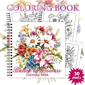 Livre de coloriage et de dessin pour adultes et adolescents, design simple, livre de coloriage personnalisé - Product Image 2