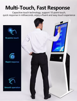 Precio de fábrica Kiosco de PC con pantalla táctil todo en uno 24/32/56 pulgadas Dispensador de boletos de autoservicio con terminal de pago en stock