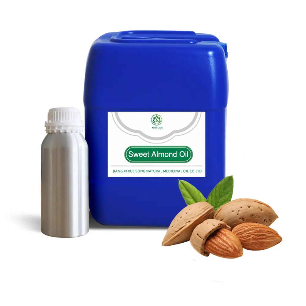 O óleo de coco fracionado e o óleo de amêndoa doce Bulk1Km 4 Oz engarrafam a vitamina E com óleo de amêndoa para a pele