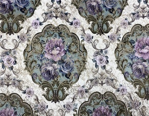 Tissu avec imprimés de fleurs, pots de fleurs marocaines, tapisserie pour hometextile, nouvelle collection - Product Image 2