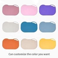 Petit bol en Silicone souple et antidérapant pour enfant en bas âge, tapis de <span class=keywords><strong>plaque</strong></span> en Silicone, napperon d'aspiration pour bébés et tout-petits - Product Image 6