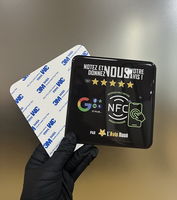 Personnalisé 13.56Mhz ISO Modèle RFID NFC Autocollant Étanche QR Code Époxy Tag pour Table Menu Carte et Variable Google Avis