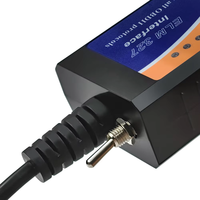 100% PIC18F25K80 Chip USB ELM327 V1.5 OBD2 Diagnostic Scanner ELM 327 V1.5/1.5 USB Switch CA/MS CAN pour Forscan OBDII Code Reader