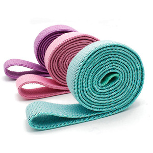 Bande de résistance tricotée de 2 mètres de long, sangle élastique de fitness pour le yoga, les étirements et l'entraînement aux tractions - Product Image 1