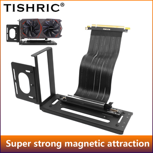 Tishric 20cm cấp công nghiệp PCIe 4.0 X16 Riser cáp tốc độ đầy đủ <span class=keywords><strong>16X</strong></span> Extender cho GPU máy chủ Cổ Phiếu 4.0 X16 Riser Cáp - Product Image 6
