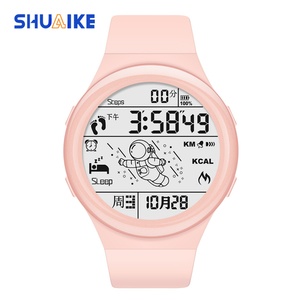 Nouvelle montre au design d'astronaute, unisexe pour hommes et femmes, sport, deux couleurs, bracelet en plastique rectangulaire, SHUAIKE 1031 - Product Image 6