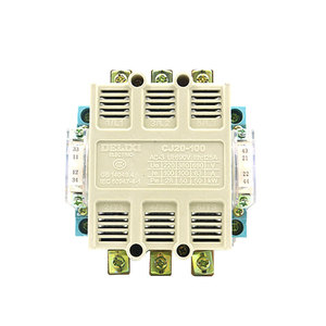 Contactor Eléctrico Delixi CJ20-10A, 3 Polos, 20A/60A/100A/160A/250A/400A, 220V/380V CA - Product Image 1