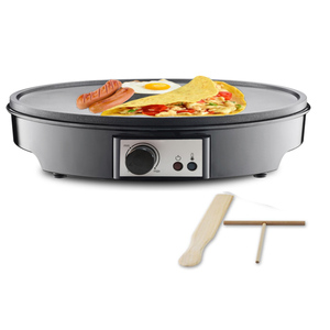 Crêpière électrique antiadhésive 12 pouces à économie d'énergie, plaque chauffante en aluminium, contrôle de température réglable, contrôlée par application, pour usage domestique - Product Image 2