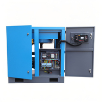 25HP-100HP Réservoir d'eau inoxydable silencieux Compresseur d'air à vis sans huile 380V Compresseurs d'air à haute efficacité