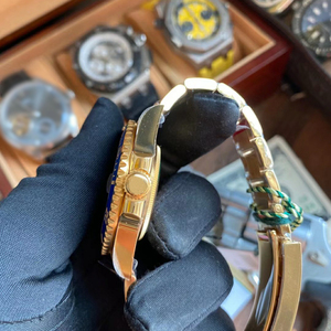 นาฬิกาดำน้ำอัตโนมัติสุดหรูสำหรับผู้ชาย หน้าปัดแซฟไฟร์ 41 มม. โลโก้สั่งทำ ตัวเรือนสแตนเลส 904 กันน้ำ กลไกจีน - Product Image 4