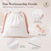 Sac en toile de coton à cordon de serrage pour cadeau, sac à poussière pour bougie, sac de rangement pour savon, logo personnalisé, écologique, promotionnel, en gros